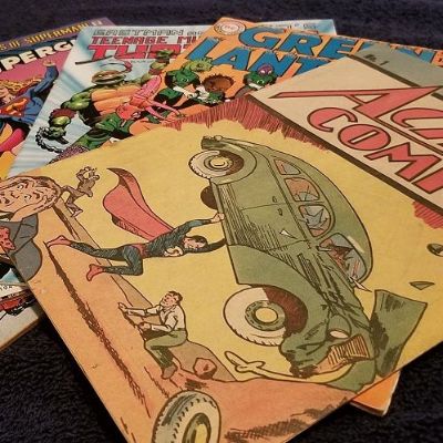 Collectible comic books Action Comics